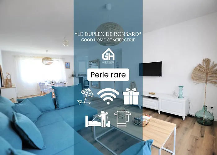 *Le Duplex De Ronsard*Plage Et Centre-Ville